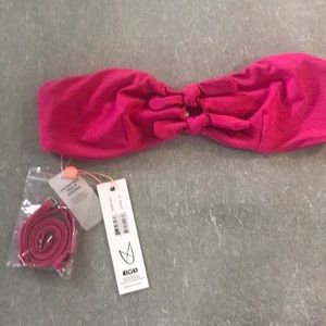 Mink pink swim medium bandeau top